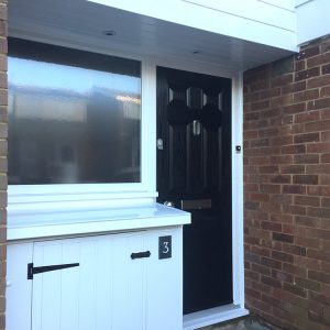 New external cupboard with cladding