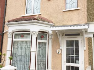 Door canopy installation Edmonton