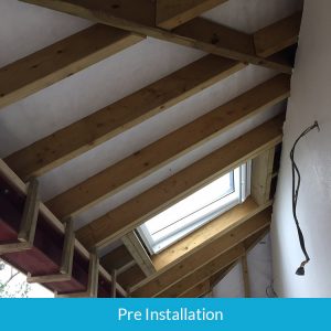 Before installation of James Hardie Cladding