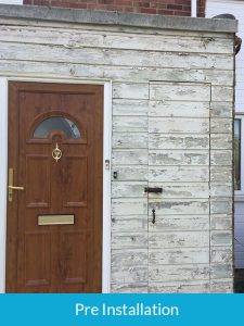 Replacing pvc cladding in Edgware