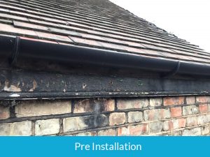 Rotten timber fascias