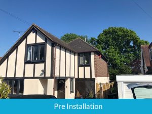 Pre installation of hardiplank cladding