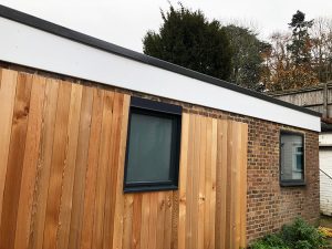 Cedar cladding in dorking, Surrey