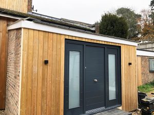 New timber cladding and fascias
