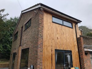 New soffits, fascias and timber cladding