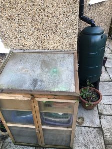 Ultra slim green water butt