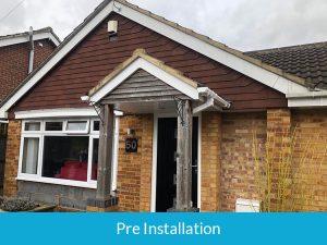 Pre installation of James Hardie cladding