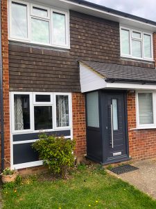 Door canopy installation