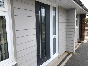 James Hardie grey cladding
