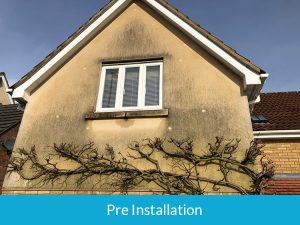 Pre installation of cladding