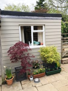 James Hardie Taupe cladding