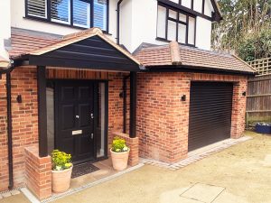 Door canopy installation in Essex