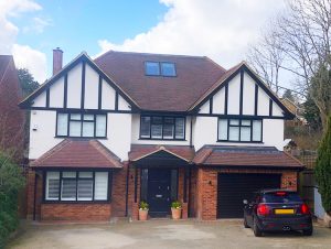 Replacement door canopy in Loughton, Essex
