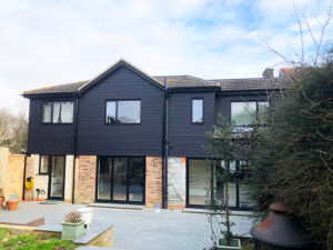 James Hardie cladding installation in Wanstead