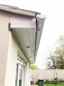White soffits and fascias replaced
