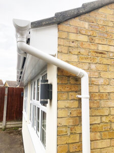 New guttering installation in North London