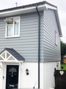 Replacement cladding installation in Loughton