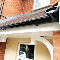 New Lindab guttering installation detail