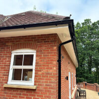 New fascia boards and guttering installed in North London