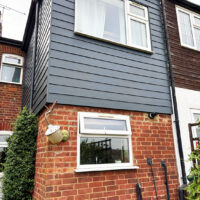 Weatherproof cladding installation in Baldock, Hertfordshire