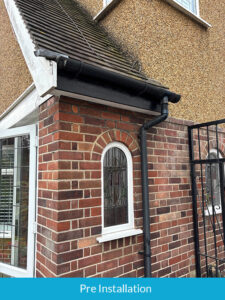 Pre-installation of new uPVC bargeboards in North London