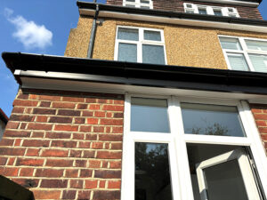 Replacement black uPVC bargeboards