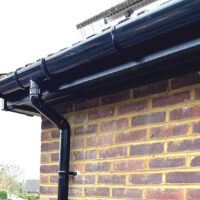 Cladding and guttering in Cobham
