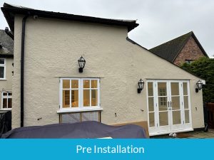 Pre-installation of new cladding