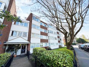 New cladding installed at a four level block of flats