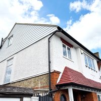 New composite cladding installation in Chingford
