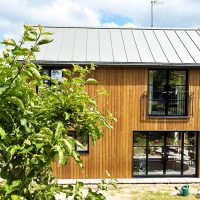 Timber cedar cladding installed in Guildford