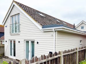 Composite cladding installation in Mersea Island near Colchester, Essex