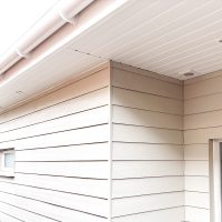 New soffits, fascias, guttering and James Hardie cladding