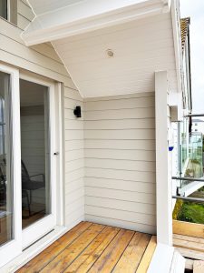 James Hardie composite cement board cladding