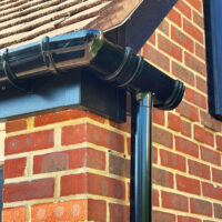 Replacement high-capacity black guttering