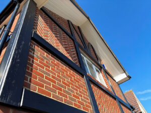 White maintenance-free PVC soffits