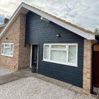 Composite cladding installation in Bushey, Hertfordshire