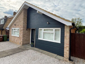 Composite cladding installation in Bushey, Hertfordshire