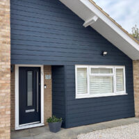 New composite cladding installation in Hertfordshire
