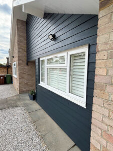 James Hardie composite cladding installation